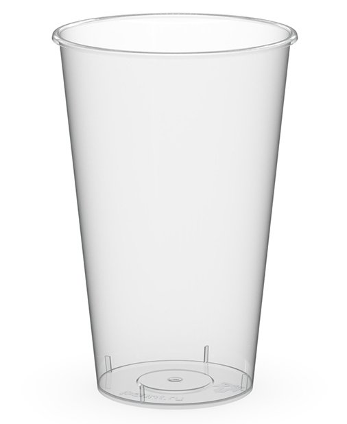 Стакан Bubble Cup 500 мл прозрачный глянцевый d 90 РР Прн